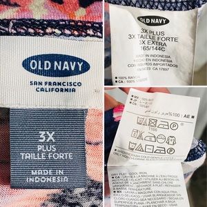Old Navy Tops - đź”–SOLDđź”– EUC Old Navy Navy Floral Tube Top 3x Old Navy Tops - đź”–SOLDđź”– EUC Old Navy Navy Floral Tube Top 3x